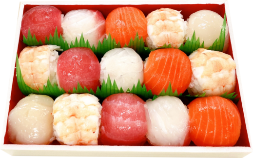 海鮮手まり寿司15貫【冷凍寿司】