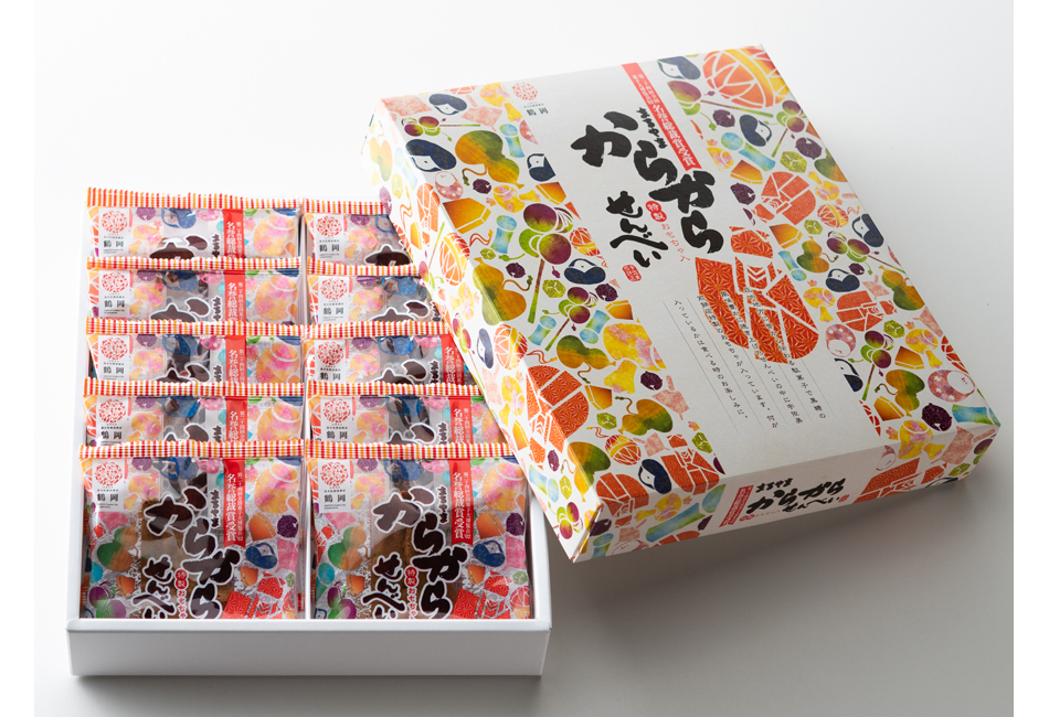 からからせんべい(10個入り化粧箱)