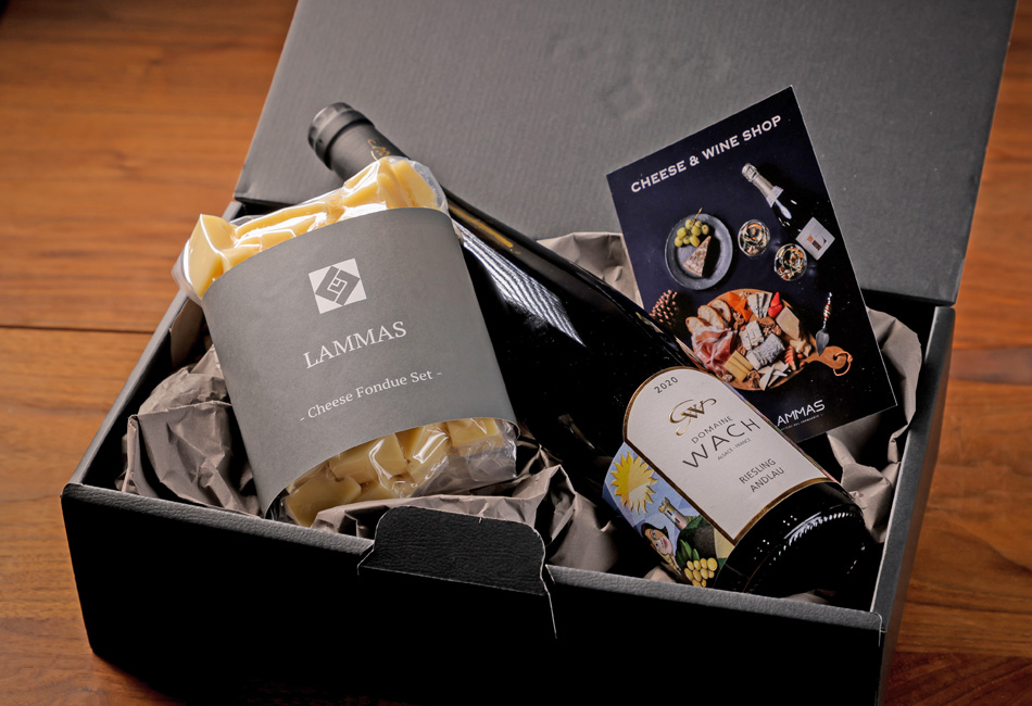 チーズフォンデュ2人前(約250g)+白ワインセット