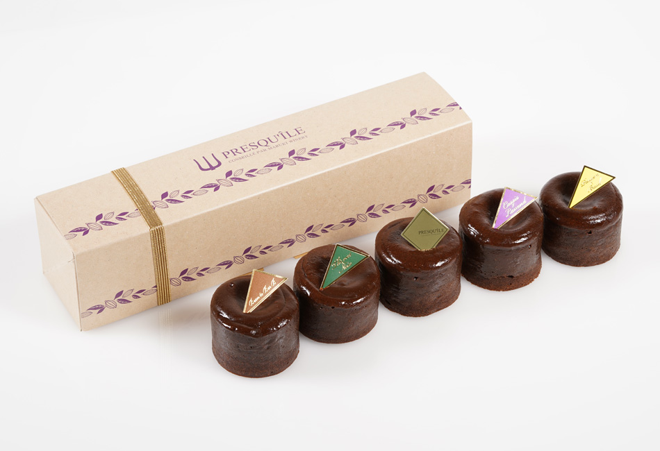 フォンダン・オ・ショコラ・クリュ 5個入