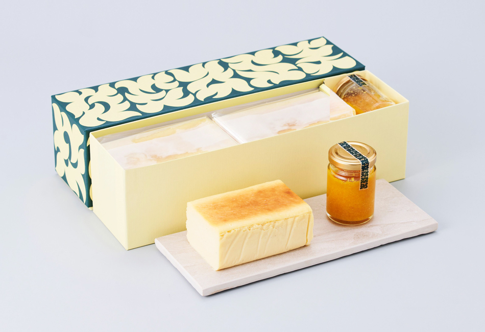 シルクチーズケーキ ハーフ2本 大和橘ジャム