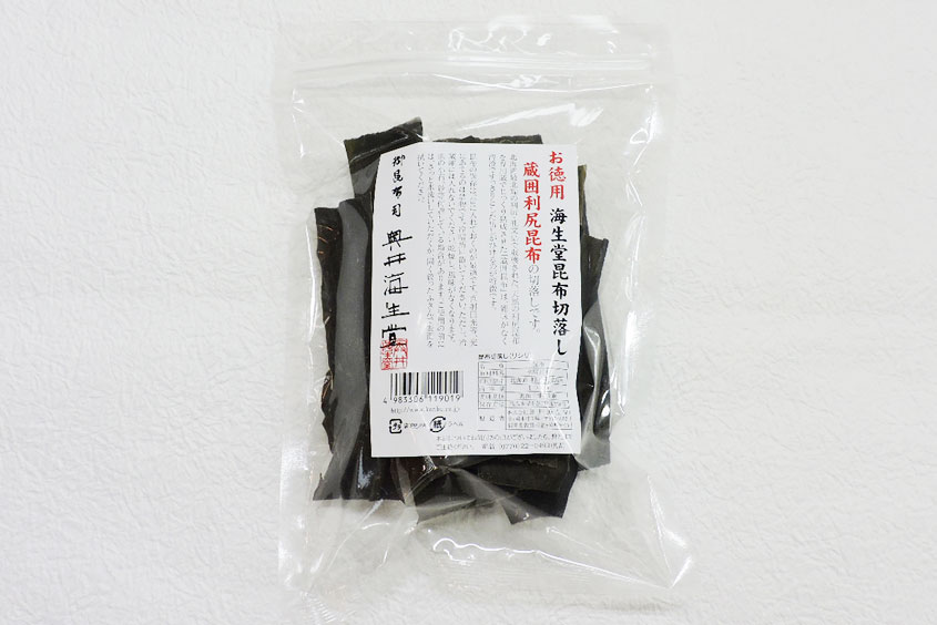  徳用蔵囲利尻昆布切落　100ｇ