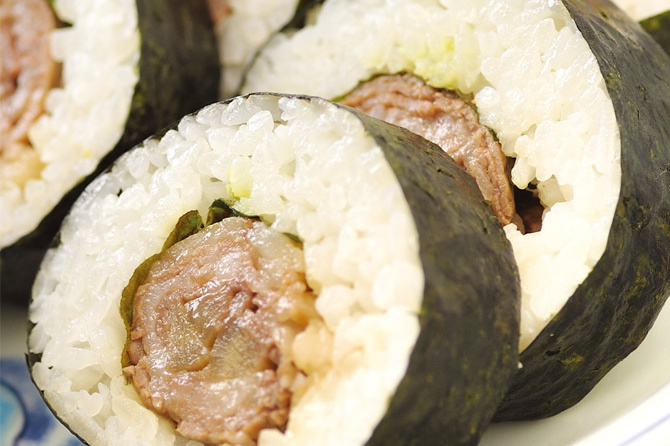 熊野牛 のり巻き