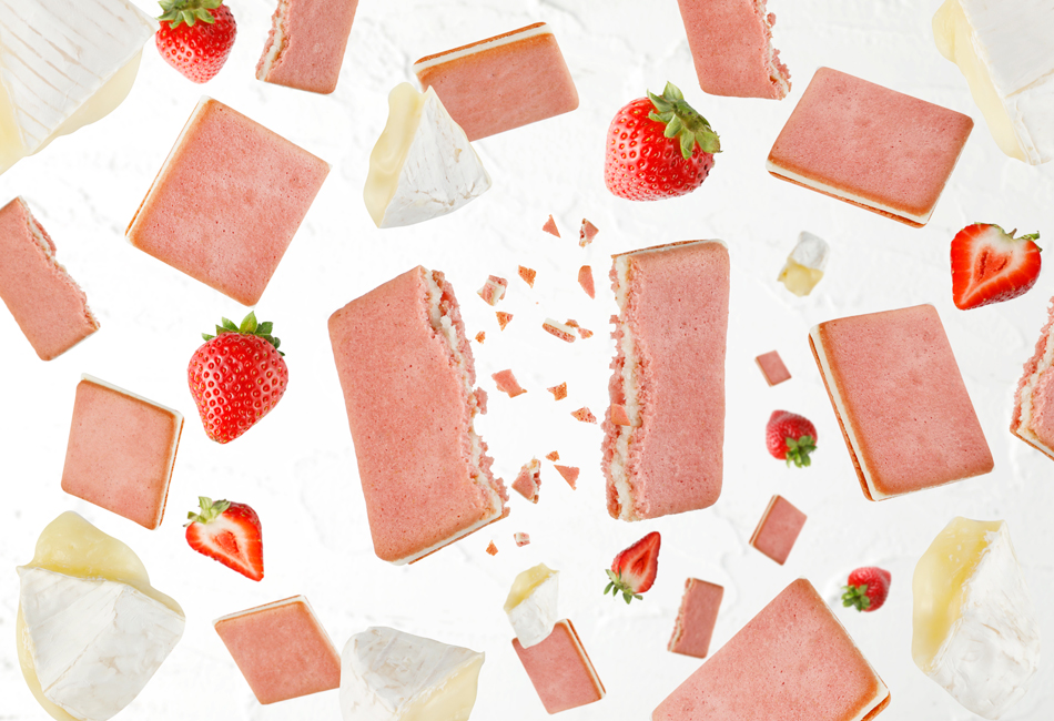 フランセ フランセビスキュイ(ストロベリー&カマンベール)18枚入り