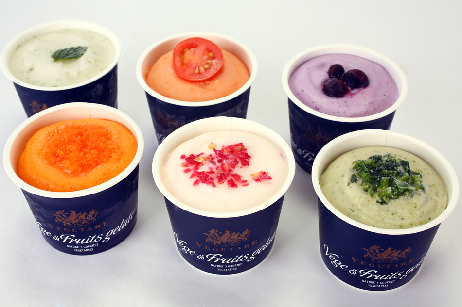 とれたて野菜と果実の生ジェラート