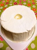 シンプルな純白のケーキ