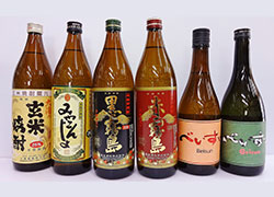 都城の焼酎４蔵飲み比べ
