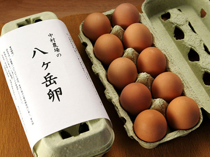 ベストお取り寄せ大賞2020 卵・乳製品部門 銀賞 / 八ヶ岳卵（10個パック）/中村農場