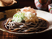 越前本流 辛味八割そば (8番麺線) 生麺3食・具材付き / 越前そばの里