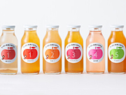 飲み比べが楽しいりんごジュース6本セット【B】 / すっぱい林檎の専門店。