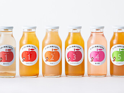 ベストお取り寄せ大賞2022　第5位 / 飲み比べが楽しいりんごジュース6本セット【B】/すっぱい林檎の専門店。