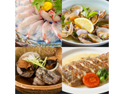 瀬戸内セット（旬の魚介を使ったお惣菜・4品） / 割烹宇恵喜【大喜】