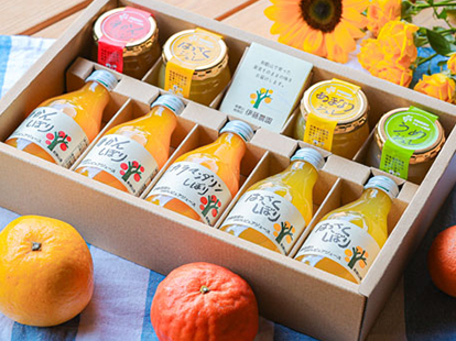 ベストお取り寄せ大賞2025 ドリンク・お酒 部門 金賞 / バラエティセット V-113 100%ピュアジュース180ml×5本・ジュレ4個 ギフト/伊藤農園