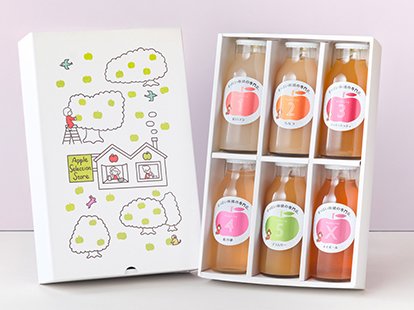 ベストお取り寄せ大賞2025 洋ドリンク・お酒 部門 銀賞 / 飲み比べが楽しいりんごジュース6本セット/すっぱい林檎の専門店。
