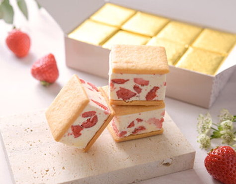 堀江バターサンド イチゴミルク8個入
