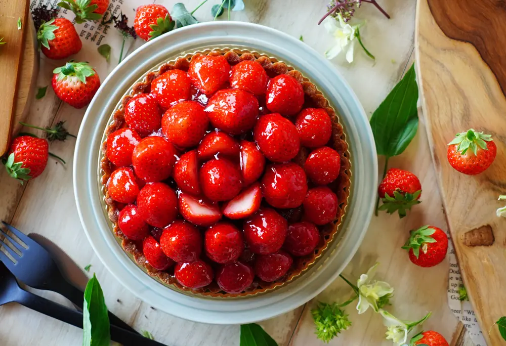 国産大豆タルト「長野県産夏秋いちご」のサブ画像