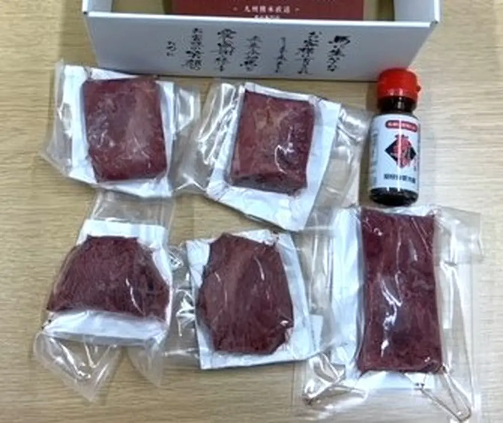 国産馬刺し 赤身 約400gのサブ画像