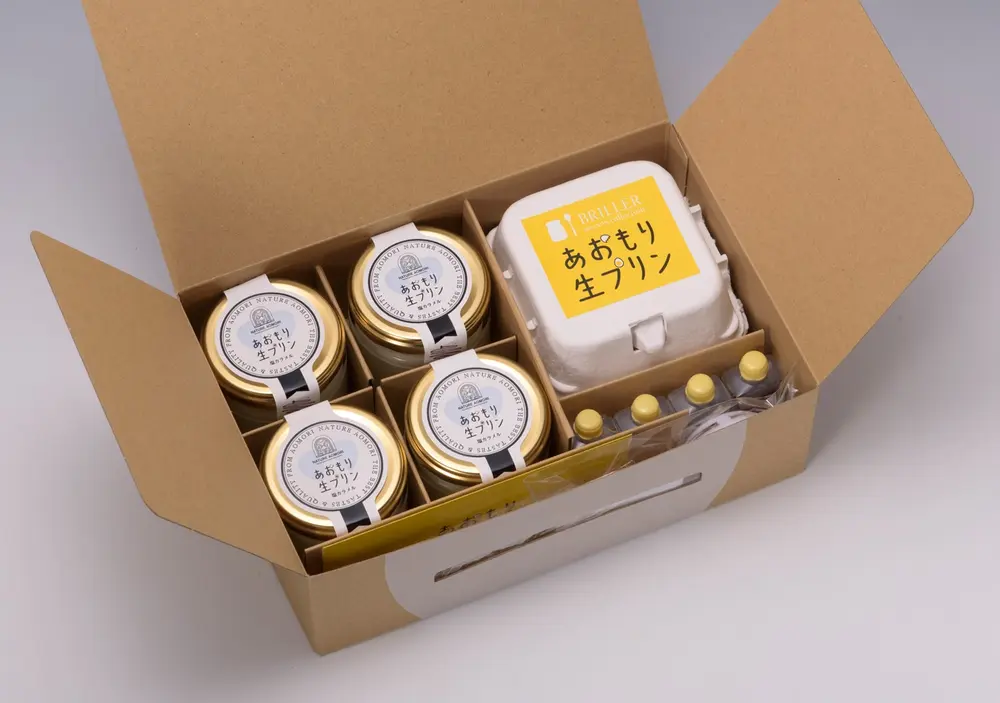 あおもり生プリン（塩カラメル）4個セットのサブ画像