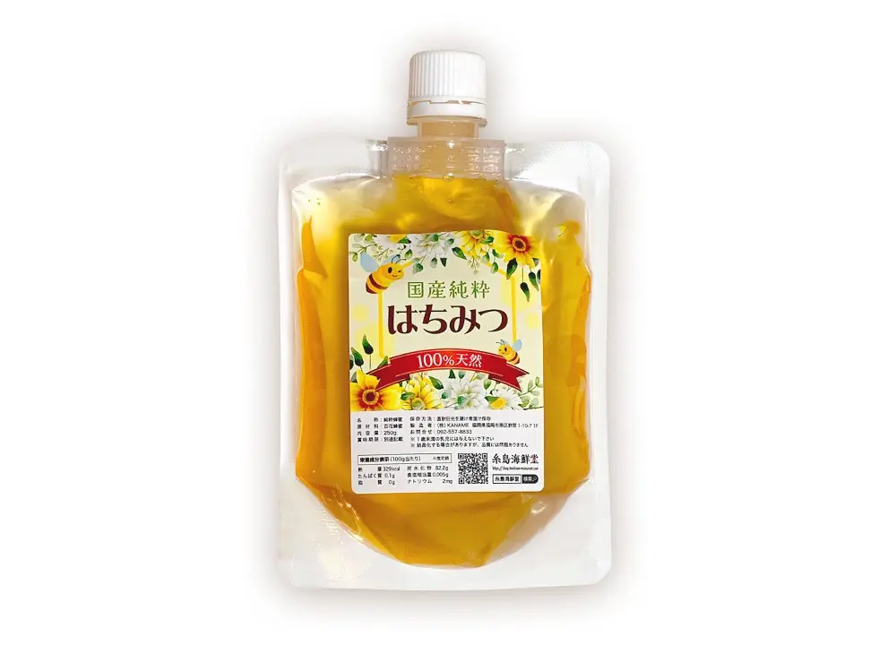 国産純粋蜂蜜（パウチパックタイプ）のサブ画像