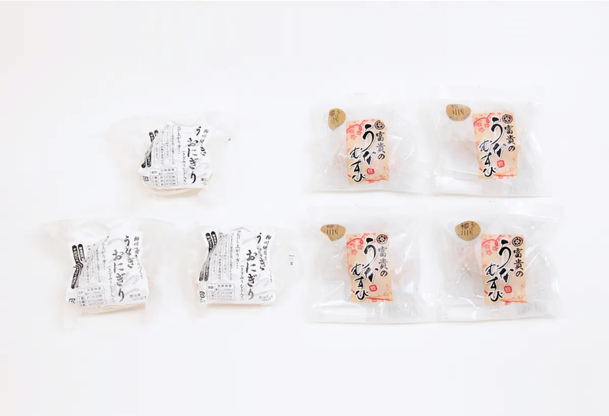 大人気！うなぎおにぎり食べ比べセットの画像