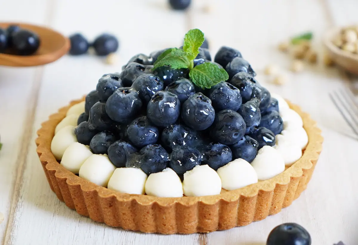 国産大豆タルト「長野県産ブルーベリー」の画像