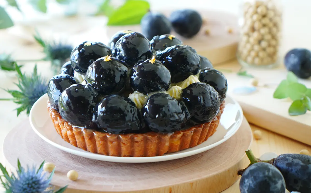 国産大豆タルト「長野県産ナガノパープル」の画像