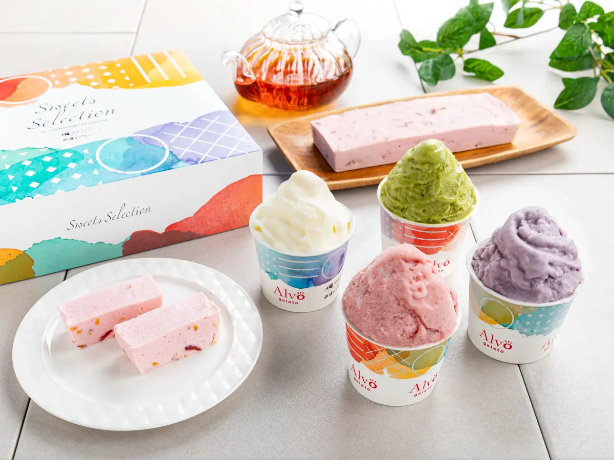 あまおうカッサータ・九州ジェラートセットの画像