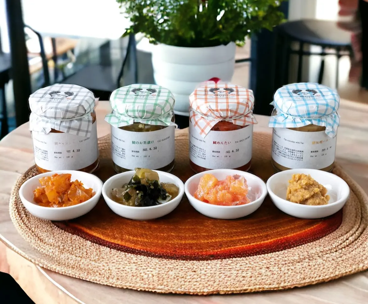 ギフトセット（鯛のご飯のお供）4個の画像