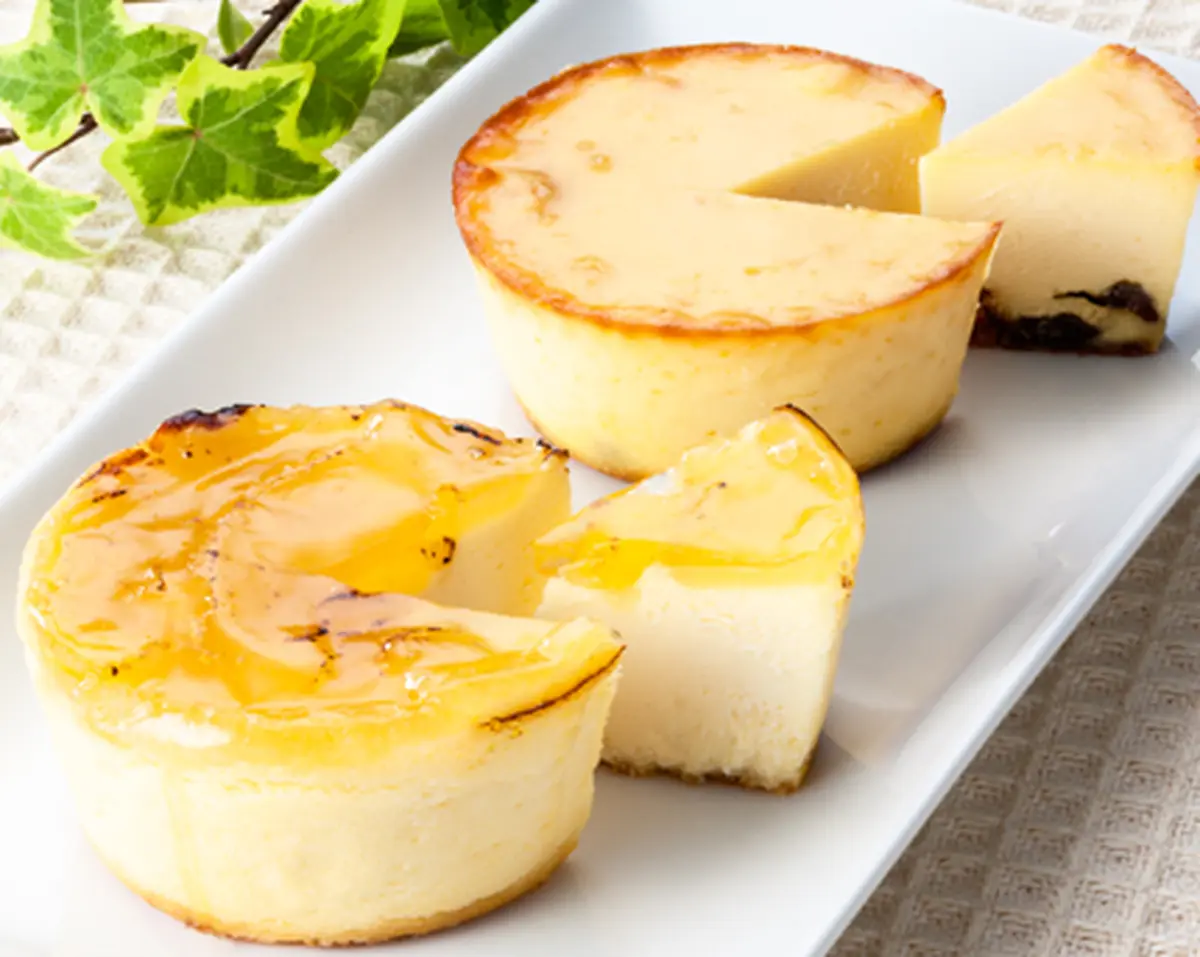 まきばのチーズケーキセットの画像