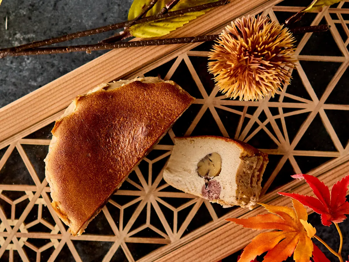 濃厚マロンのバスク風チーズケーキの画像