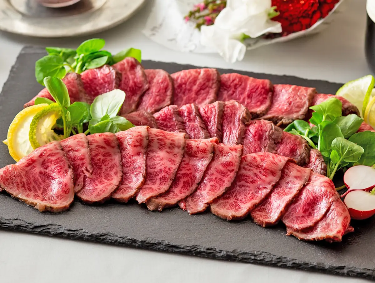 近江牛特選和風とろ生ローストビーフの画像