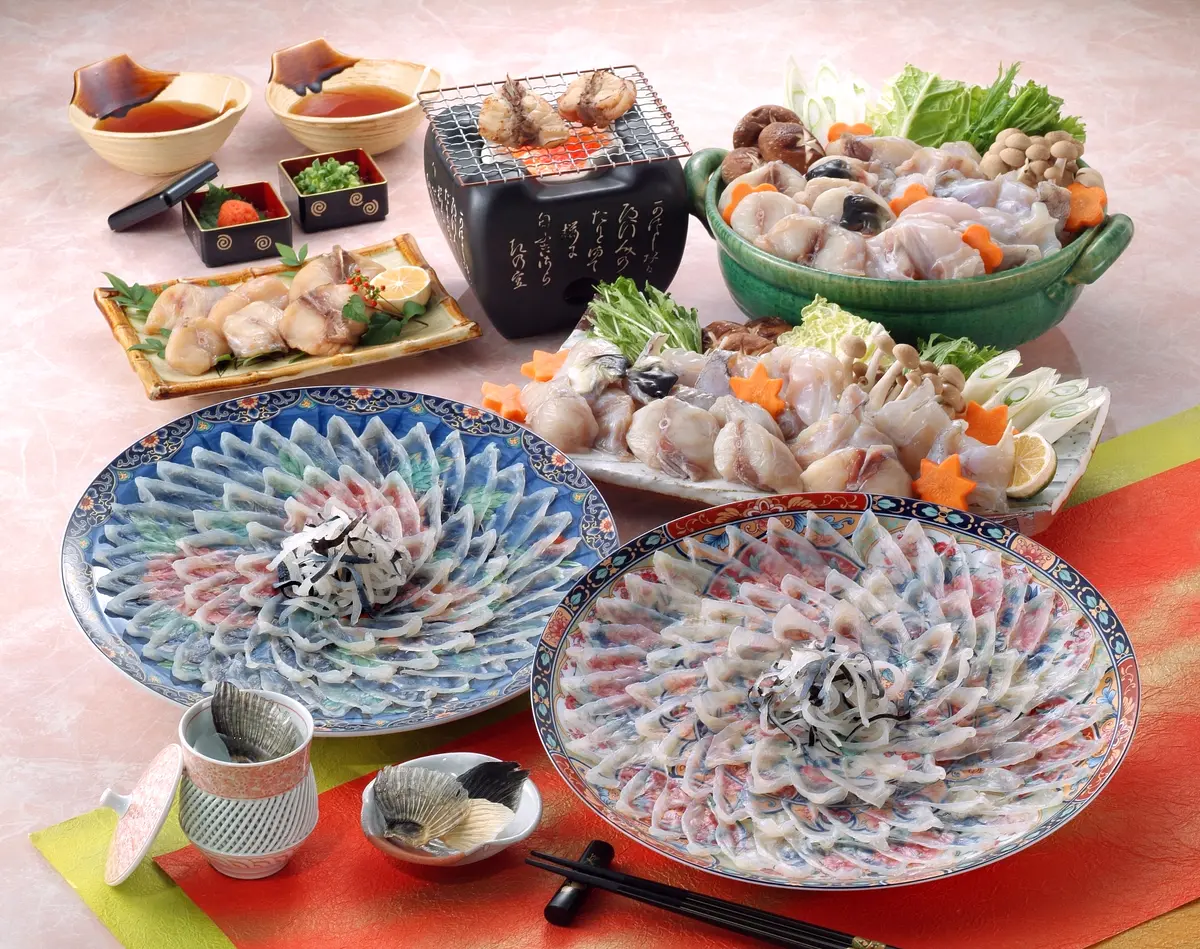 豪華ふぐ料理セットの画像