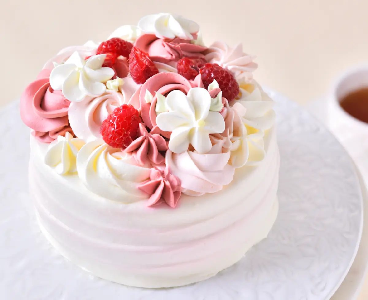 ラズベリーの低糖質ケーキ【完売しました】の画像