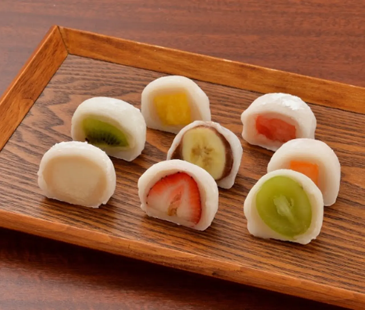 フルーツ大福（イチゴ・キウイフルーツ・パイナップル）6個入りの画像