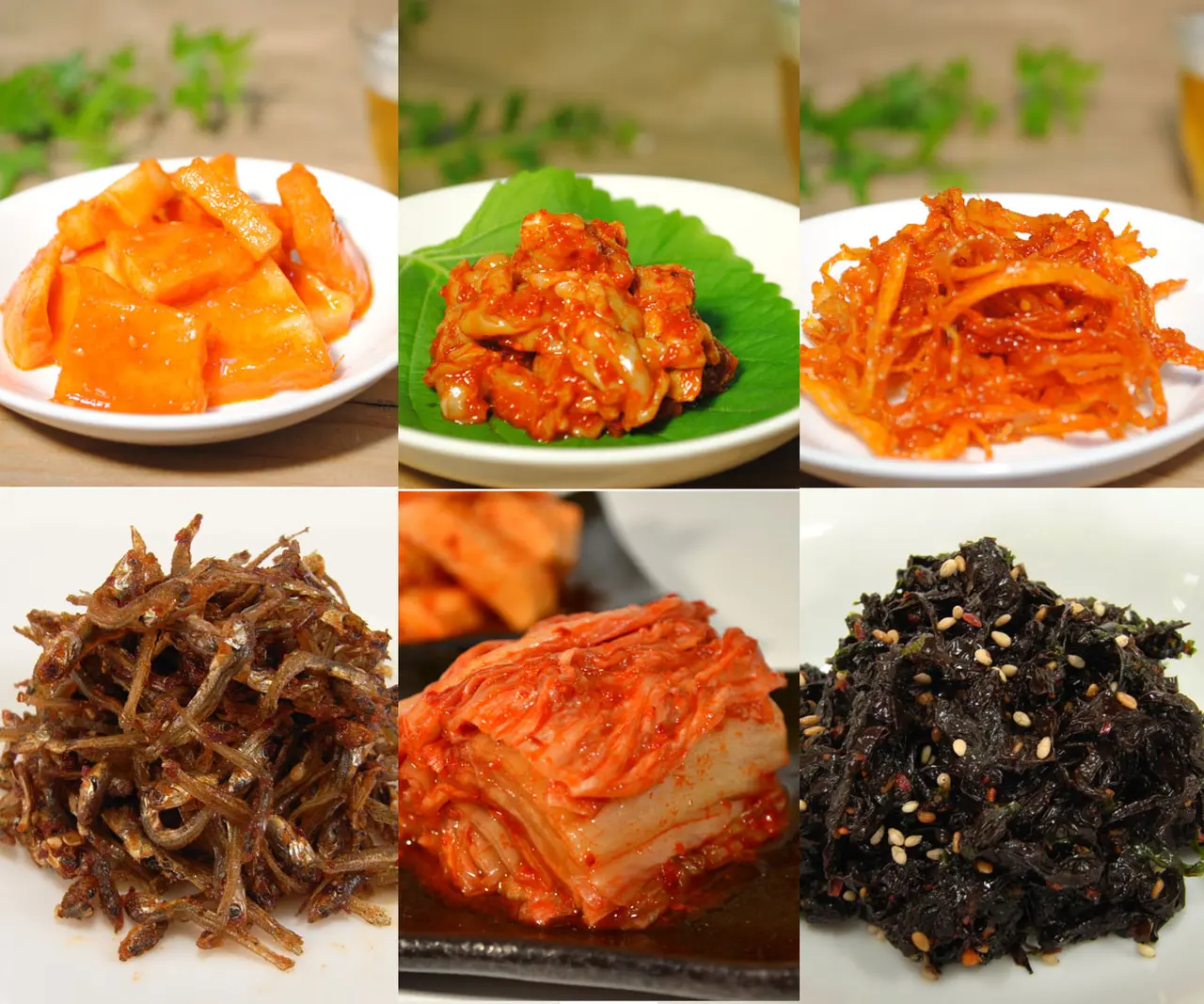 特製白菜キムチと人気韓国惣菜セットの画像