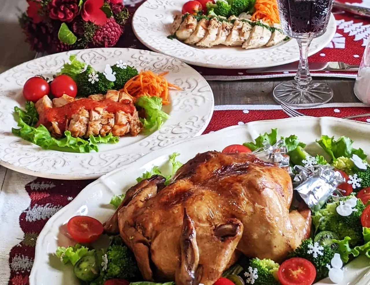 クリスマスローストチキン★トリプルセットの画像