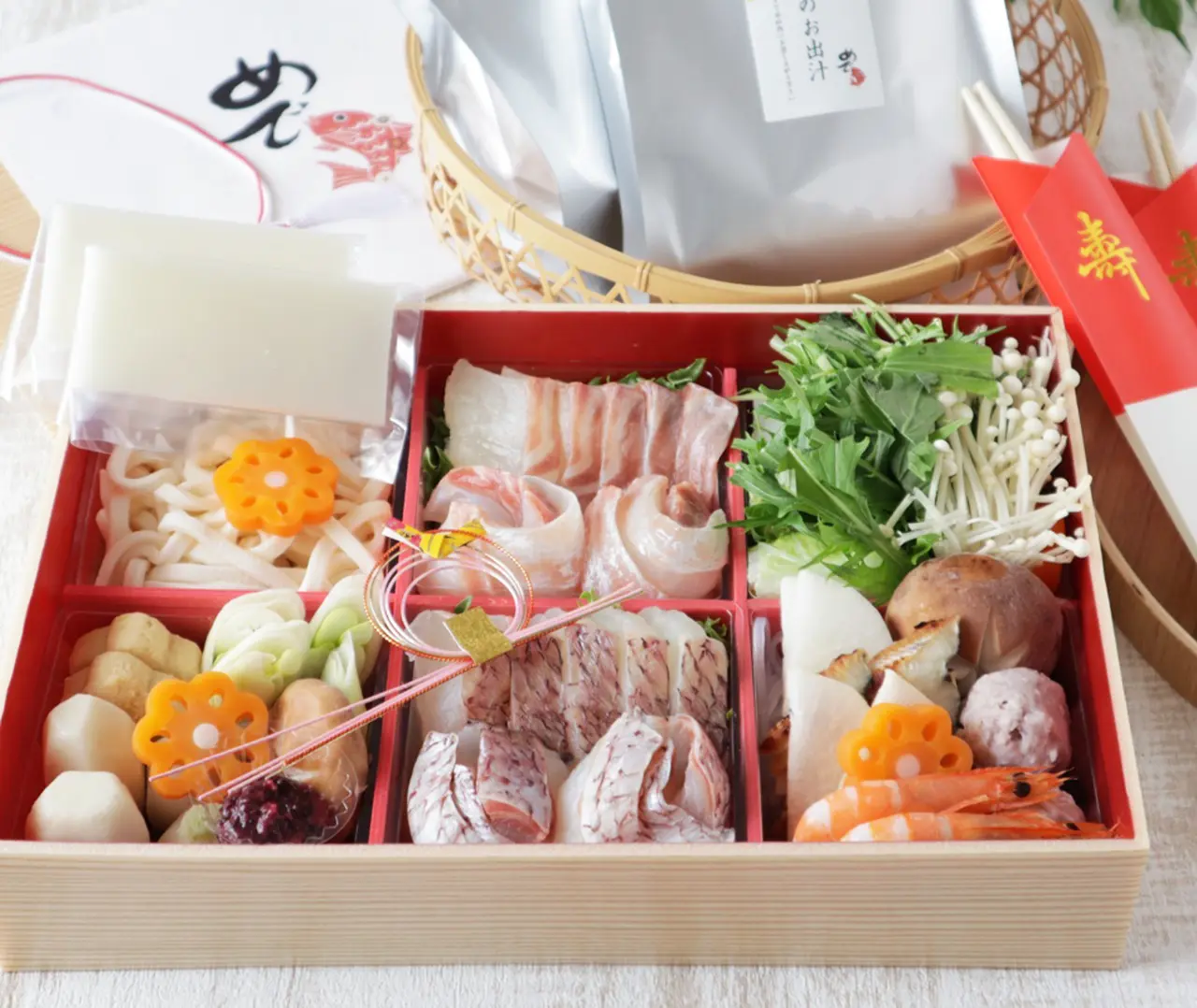 めで鯛幸せの鯛しゃぶセット（2～3人前）の画像