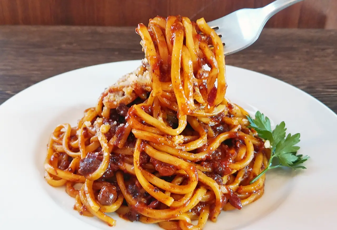 宇都宮で一番濃いミートソース・生パスタセットの画像
