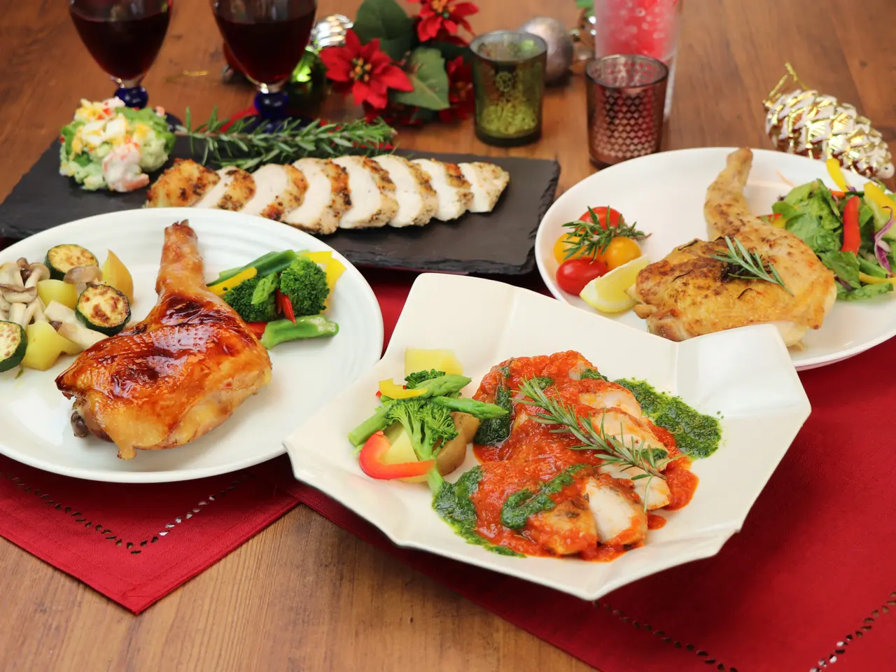 クリスマスグルメローストチキン4品セットの画像