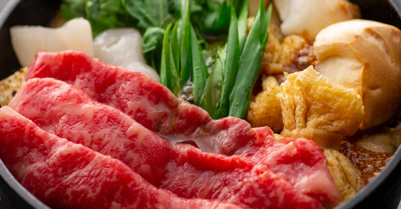 奈良の恵みの上すき焼きセット 3人前の画像