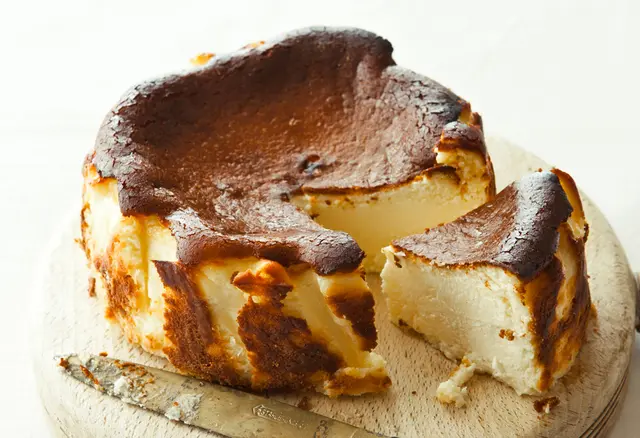 バスクのチーズケーキの画像