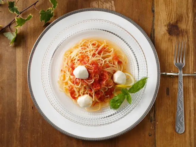 奥出雲高原トマトソース　フレッシュモッツァレラチーズ添えのサブ画像