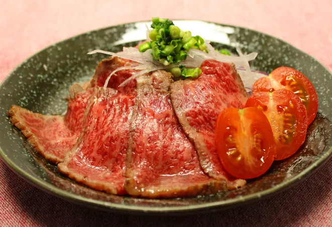 近江牛特選和風とろ生ローストビーフ（トロ赤身合計250gセット）【化粧箱入】のサブ画像