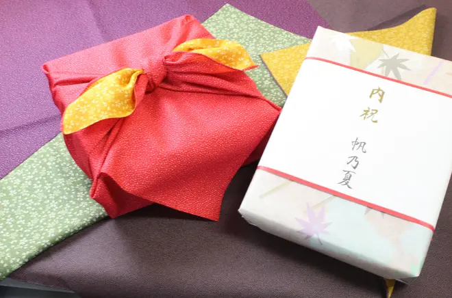風呂敷包み 和菓子詰合せ 牡丹のサブ画像