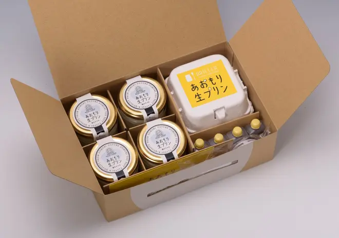 あおもり生プリン（塩カラメル）4個セットのサブ画像