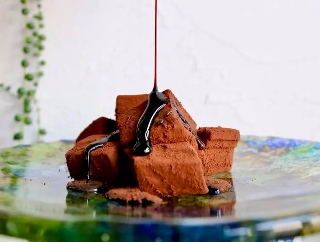 桐箱入り 由布院わらび餅 真空パック200g×4種詰合せ（黒糖きな粉×1・きな粉×1・抹茶きな粉×1・チョコ×1）のサブ画像