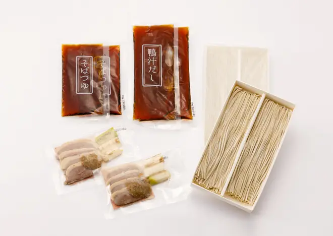 鴨汁そば麹漬け2食・ざるそば2食（瞬そば）のサブ画像