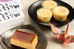 半熟チーズケーキとはなぞのぷりんのセットの画像