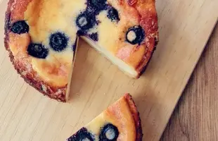 ブルーベリーベイクドチーズケーキのサムネイル