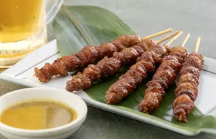 博多本格とりかわ+柚ダレ1本セットのサムネイル